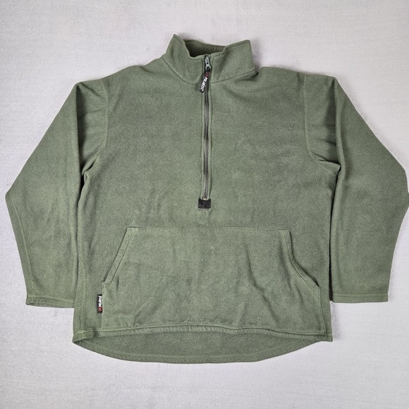USMC Olive Drab Green Peckham polartec Fleece Jacket US Marine Corps Large - Picture 1 of 10